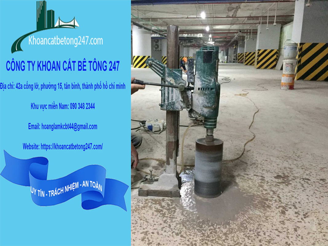 Tổng hợp các dịch vụ khoan cắt bê tông của Công ty Khoan cắt bê tông 247 tại Quận Phú Nhuận