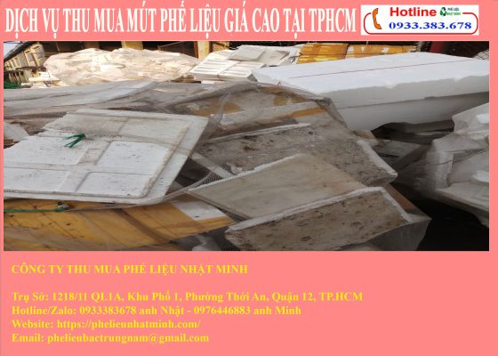 Dịch vụ Thu mua mút phế liệu giá cao tại Tphcm