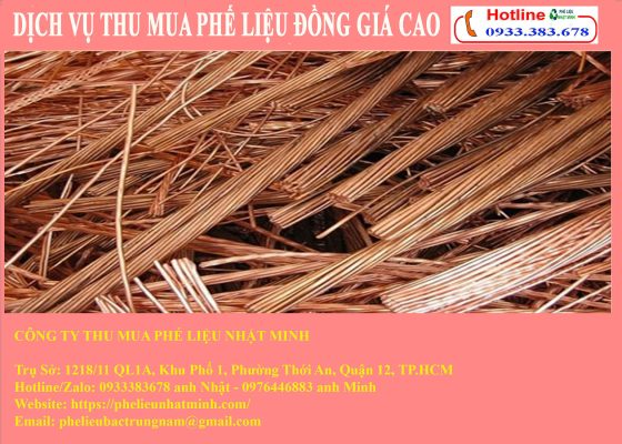 Dịch vụ thu mua phế liệu đồng giá cao