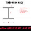 Bảng Báo Giá Thép Hình H125