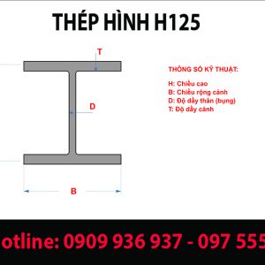 Bảng Báo Giá Thép Hình H125