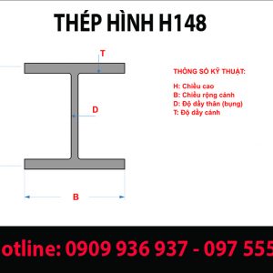 Bảng Báo Giá Thép Hình H148