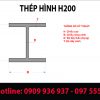 Bảng Báo Giá Thép Hình H200